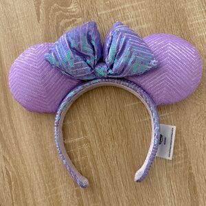 Brand New Authentic Disney Parks Minnie Mouse Ears Spring Purple Lavender